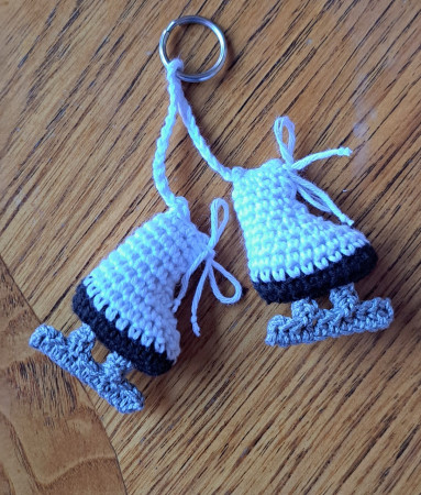 Nyckelring skridskor